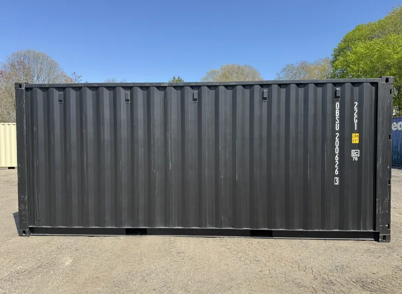 20 x 8 New Black Shipping / Storage Container - Image 3