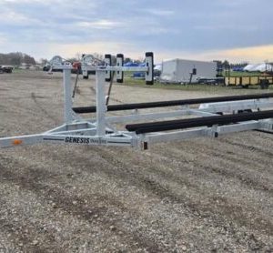 2025 Genesis Trailers 22Ft Bunk Style Pontoon Trailer